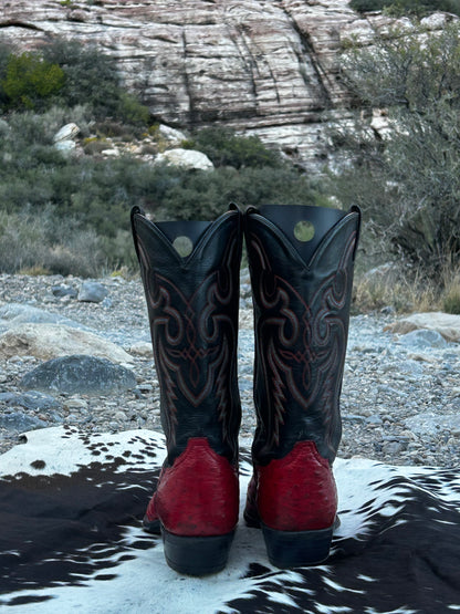 Tony Lama Full Quill Ostrich Boots