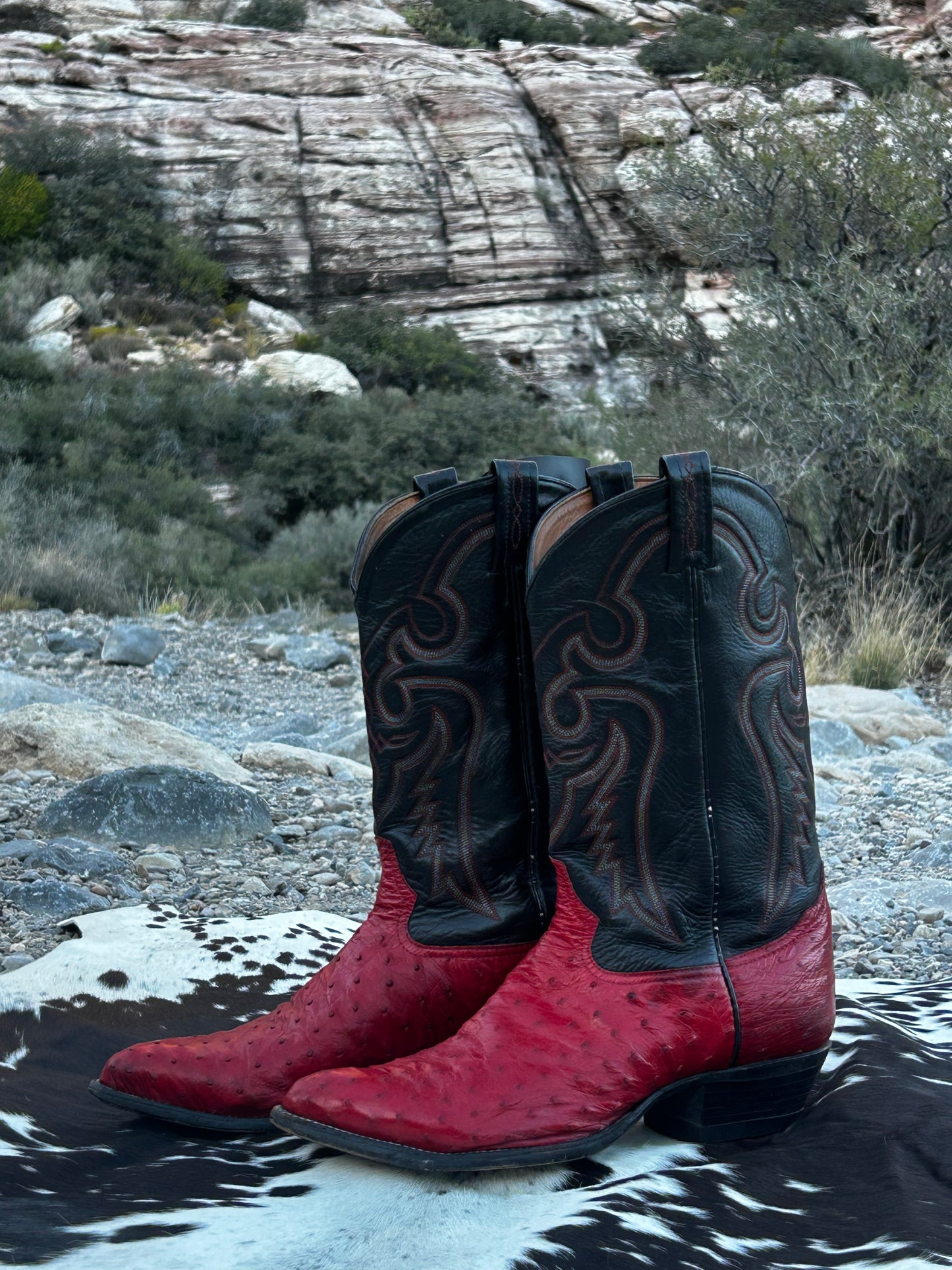 Tony Lama Full Quill Ostrich Boots