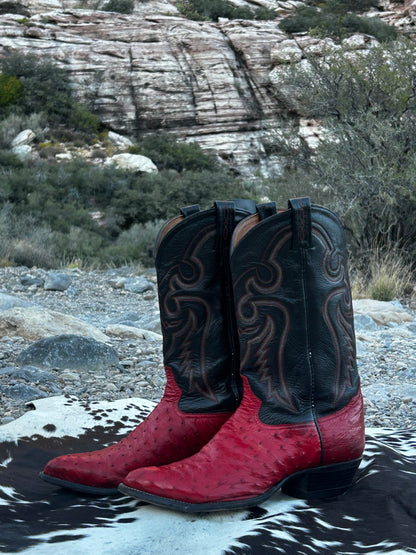 Tony Lama Full Quill Ostrich Boots