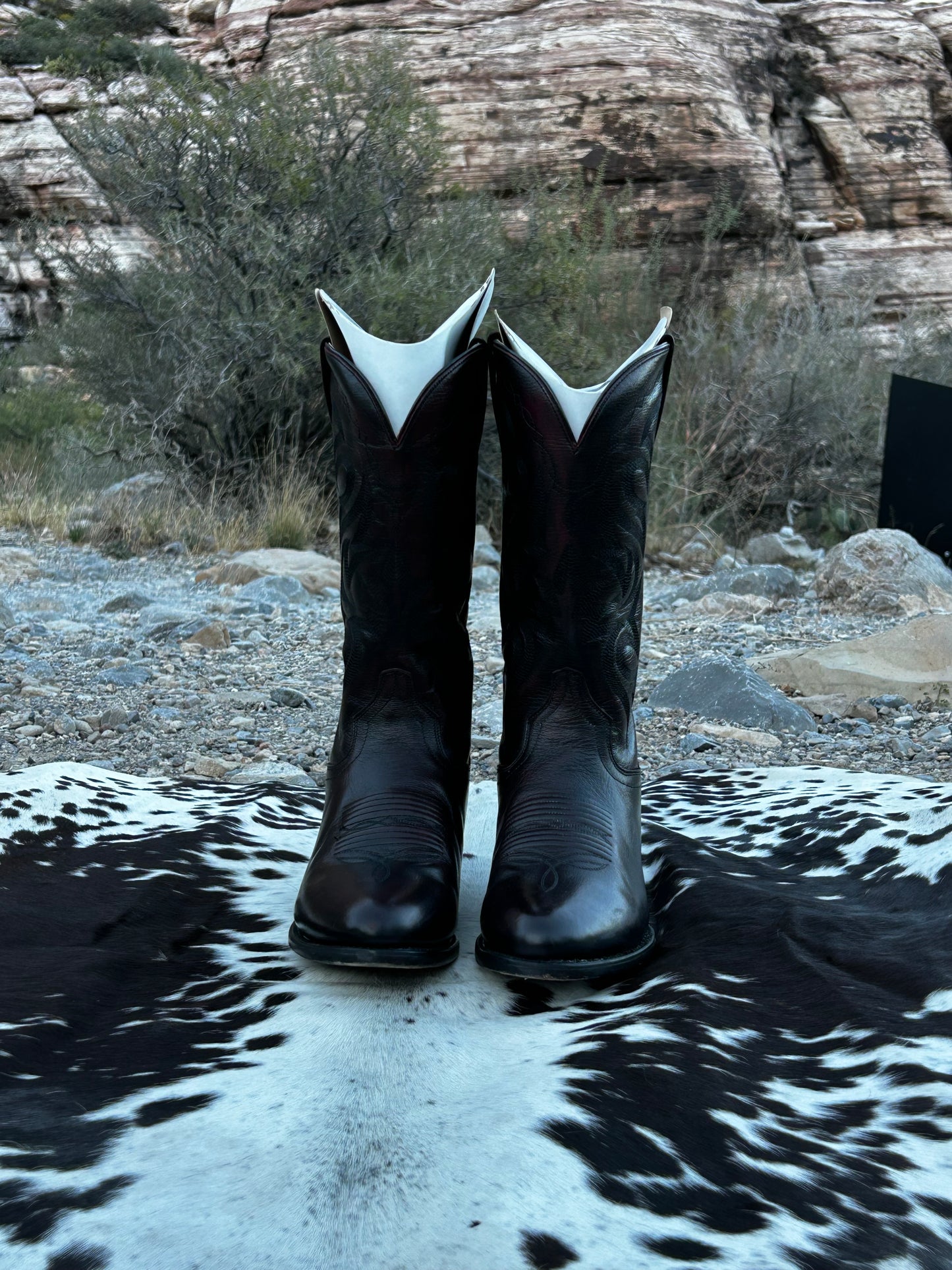 Dan Post Black Cherry Cowboy Boots