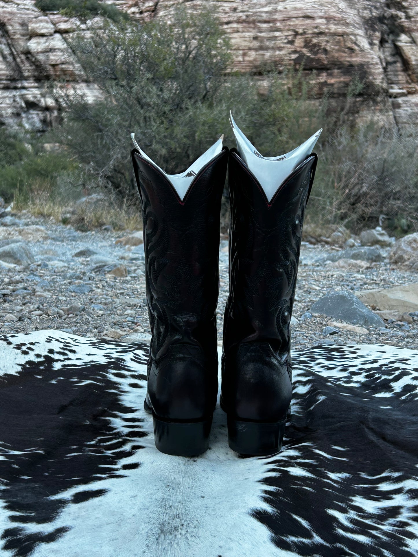 Dan Post Black Cherry Cowboy Boots