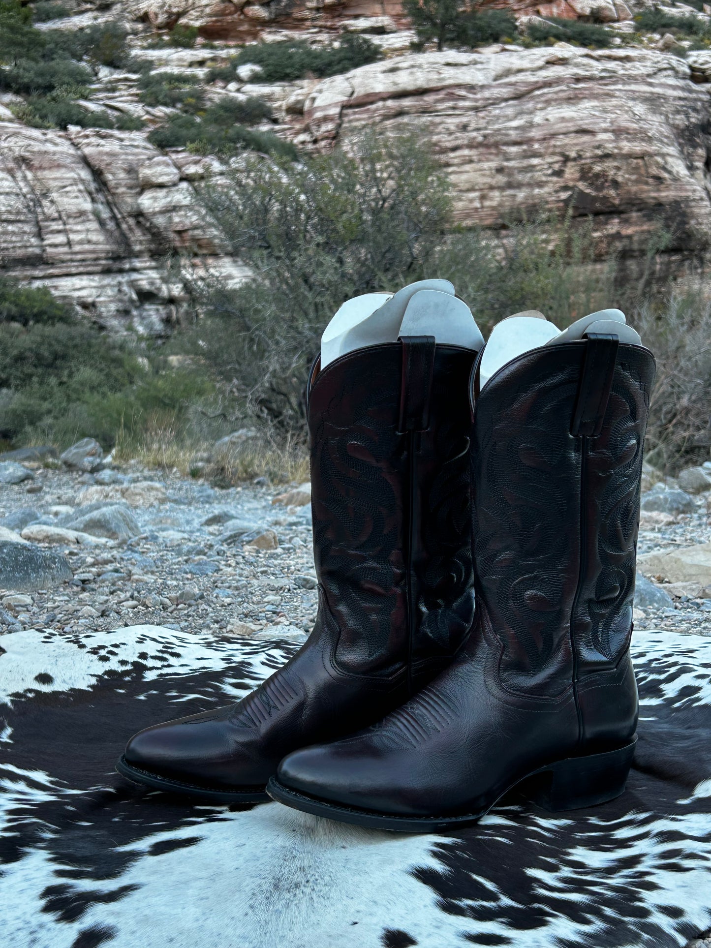 Dan Post Black Cherry Cowboy Boots