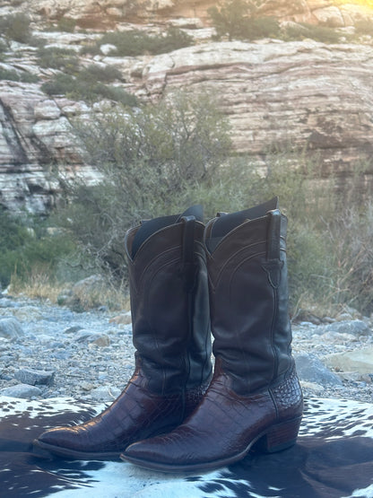 Cowtown Crocodile Belly Cowboy Boots