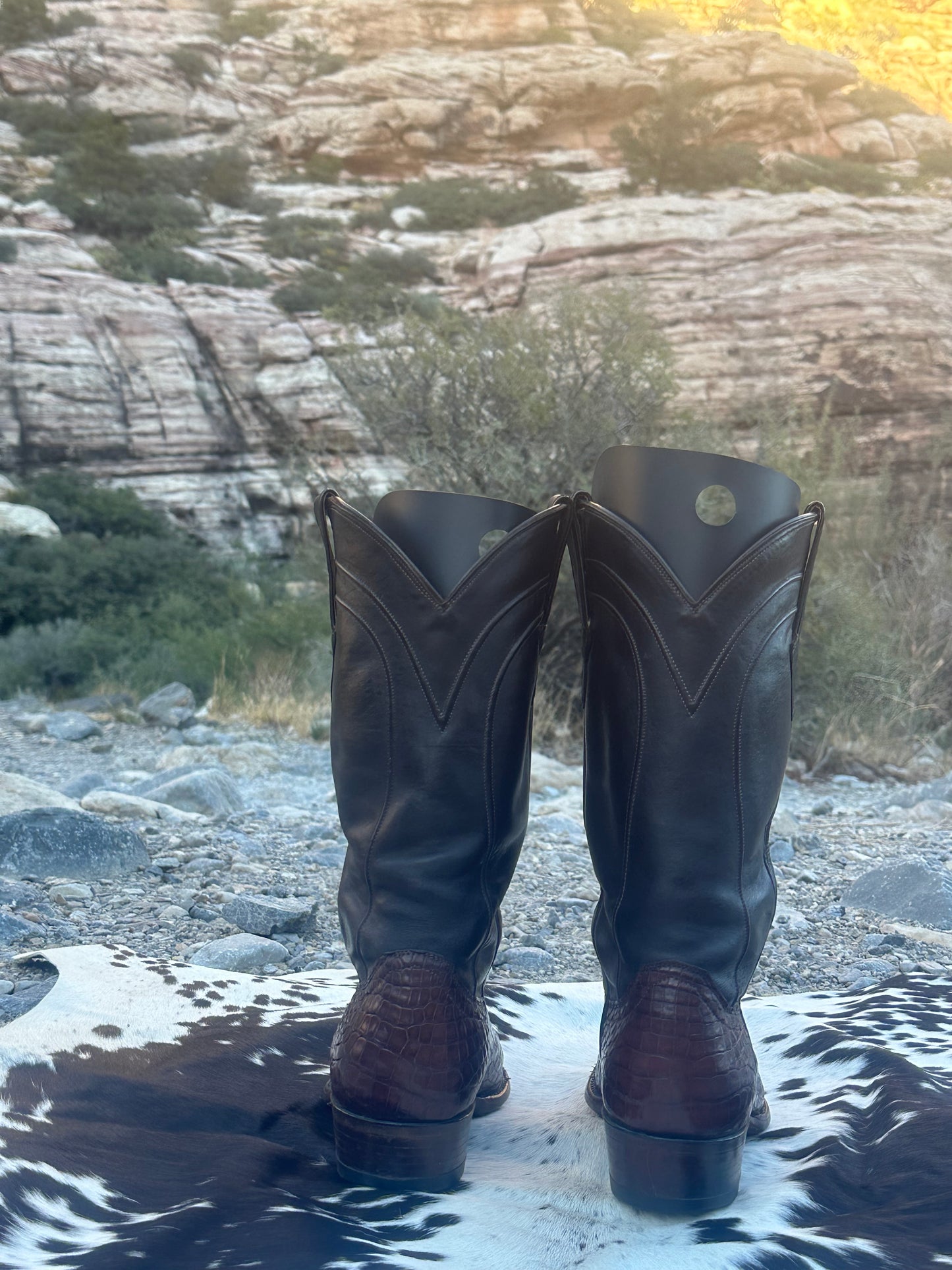 Cowtown Crocodile Belly Cowboy Boots