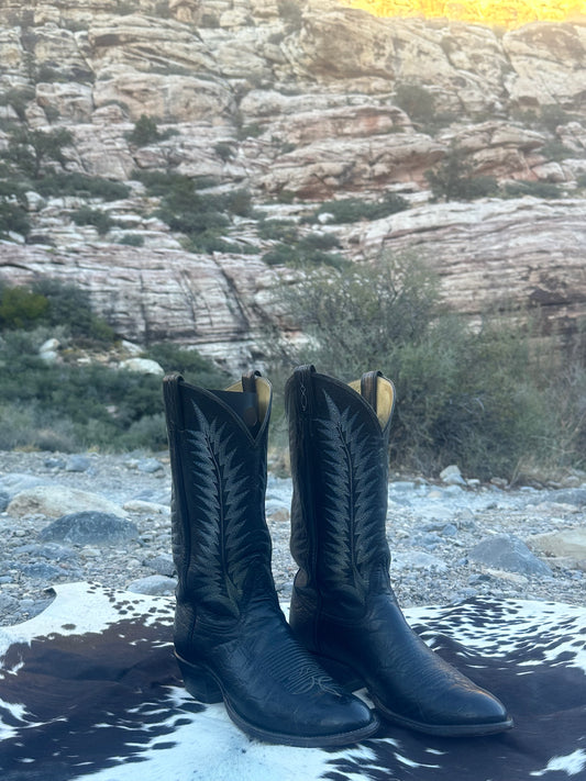 Tony Lama Bullhide Cowboy Boots (Gold Label)