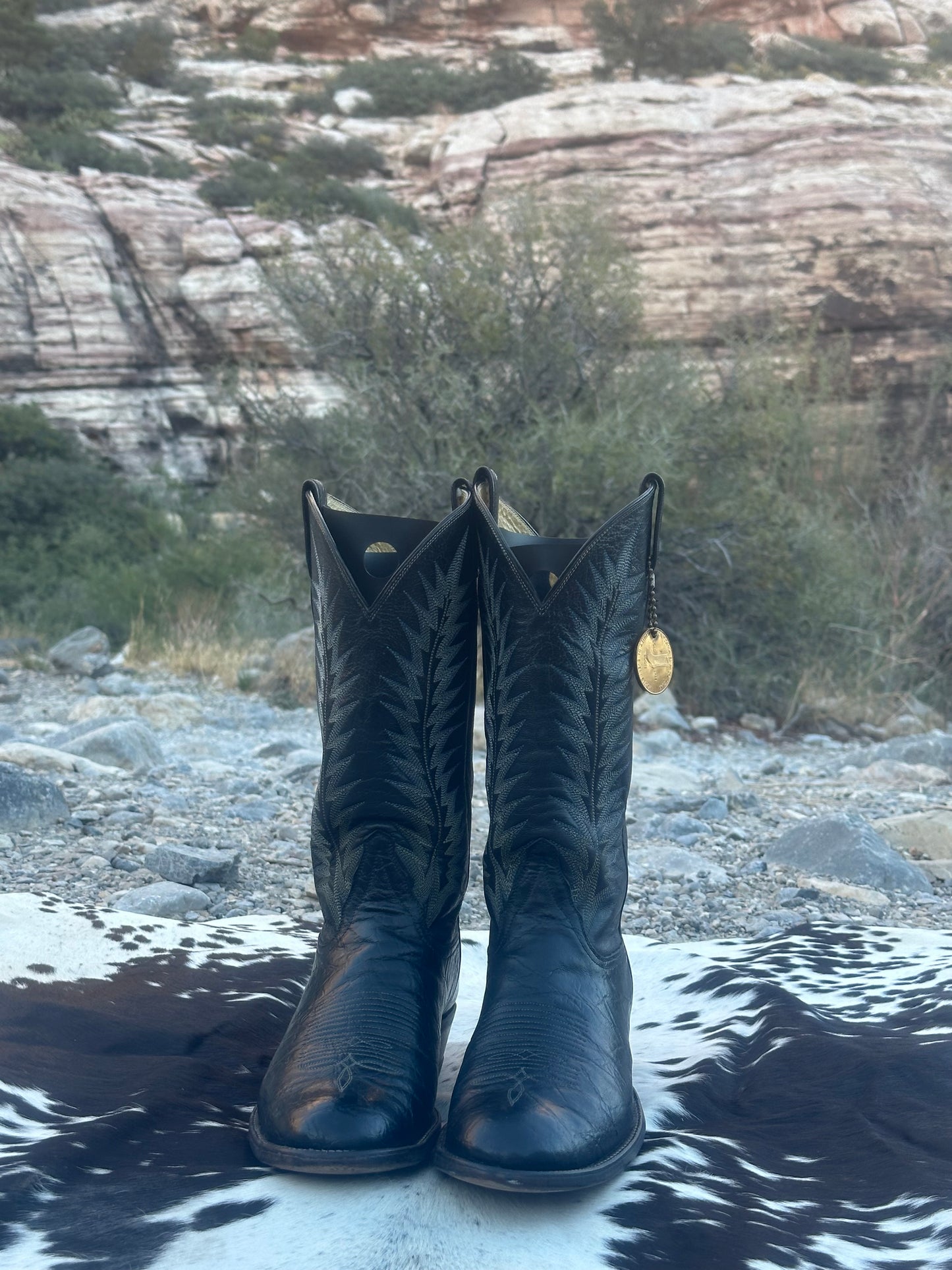 Tony Lama Bullhide Cowboy Boots (Gold Label)