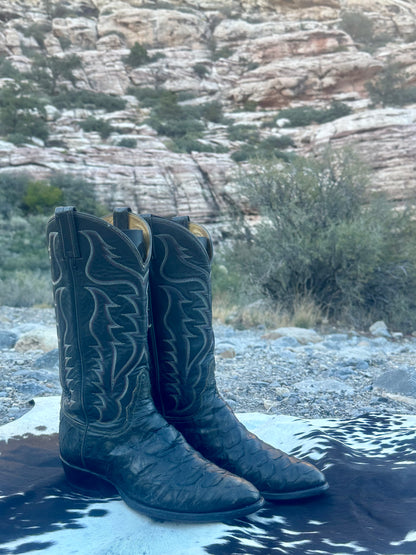 Tony Lama Pre-Ban Anteater Cowboy Boots (Gold Label)